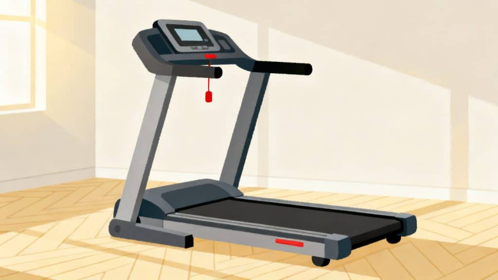 Clé de sécurité perdue : pourquoi le tapis ne démarre plus, et par quoi commencer
